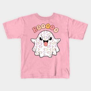 Boo! Halloween Cute Ghost Kids T-Shirt